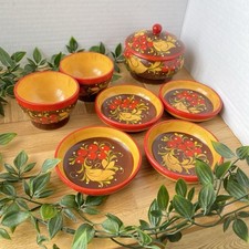 Vintage khokhloma lacquer for sale  HERNE BAY