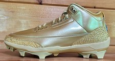 Usado, Chuteiras de futebol tamanho 15 Air Jordan retrô 3 Force Savage OURO HF5579-700 UCLA PE comprar usado  Enviando para Brazil