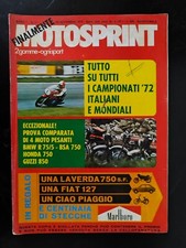 Motosprint 1972 prova usato  Osimo