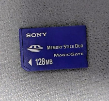 1 peça Sony 128MB Memory Stick Duo Magicgate cartão MS Sony câmera antiga gravador PSP comprar usado  Enviando para Brazil