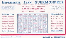 W79 buvard imprimerie d'occasion  Reims