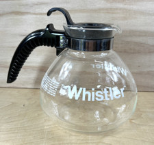 Gemco THE WHISTLER Cafetera GEMCO 8 Tazas Estufa de Vidrio Tetera Jarra segunda mano  Embacar hacia Mexico