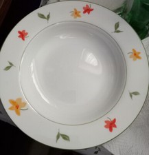 Suppenteller stück blumenmust gebraucht kaufen  Halle