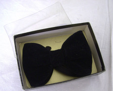 Black velvet bow for sale  UK
