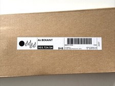 ZESTAW 4 - Koła kół Ikea BEKANT, powlekane gumą, czarne 903.724.54 - NOWE na sprzedaż  Wysyłka do Poland