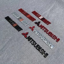 Logotipo para Mitsubishi Ralliart carta esporte porta traseira porta traseira tampa emblema comprar usado  Enviando para Brazil