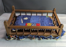 Vintage wooden baby for sale  Essex