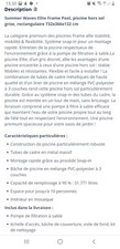 Piscine tubulaire summer d'occasion  Videlles