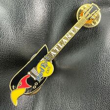 ATLANTA US🎸HARD ROCK CAFÉ®HRC PIN☑️ GUITARRA PÁSSARO FALCÃO LOGOTIPO AMARELO LETRAS AZUIS🎗 comprar usado  Enviando para Brazil