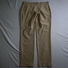 Calça social de golfe Mizzen + Main 35x32 cáqui timoneiro slim desempenho stretch comprar usado  Enviando para Brazil