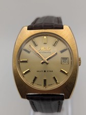 Mido Multi Star Vintage Relógio Masculino Banhado a Ouro, Movimento Suíço - CORRENDO  comprar usado Mido Multi Star Vintage Relógio Masculino Banhado a Ouro, Movimento Suíço - CORRENDO  comprar usado  Enviando para Brazil