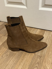 Sandro brown suede for sale  LONDON