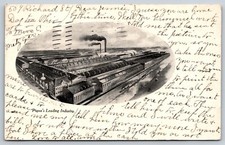Cartão postal Favorite Stove & Range Company Piquas Leading Industry Piqua Ohio 1906, usado comprar usado  Enviando para Brazil