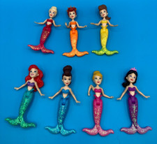 Disney Princesa A Pequena Sereia Ariel e suas irmãs - 7 bonecas 4" mini Hasbro, usado comprar usado  Enviando para Brazil