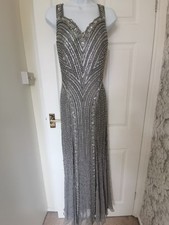 Beaded silver occasion for sale  KING'S LYNN