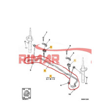 9674746380 barra stabilizzatri usato  Italia