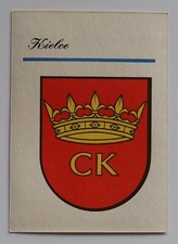 Używany, Poland postcard Herb miasta Kielce na sprzedaż  PL