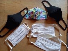 Stoffmaske mund nasen gebraucht kaufen  Moosbach