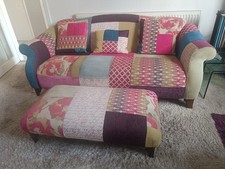 Vintage patchwork sofa for sale  COVENTRY