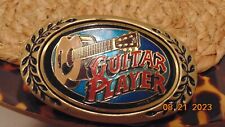 VINTAGE**GUITARRISTA** FIVELA DE LATÃO SÓLIDO -Por Heritage Buckles -FEITO EM TAIWAN comprar usado  Enviando para Brazil
