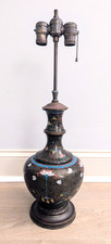 Antique cloisonne lamp for sale  Cary