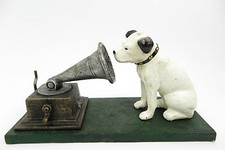 Sculpture chien gramophone d'occasion  Expédié en Belgium