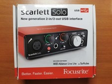 Focusrite scarlett solo for sale  Hanover