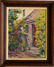 Tableau jardin fleuri d'occasion  Langres