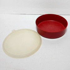 Vintage MCM Tupperware Wonder Bowl 1405 Series Cor Vermelha Outono e Tampa 227 comprar usado  Enviando para Brazil