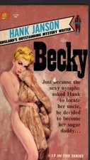 Hank janson becky for sale  MANSFIELD