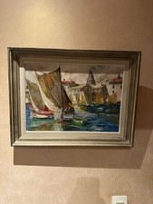 Ancien tableau huile d'occasion  La Ferté-Gaucher