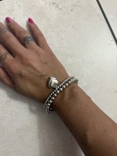 Bracciale cuore elasticizzato usato  Italia