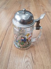 Glass beer stein for sale  STOCKPORT