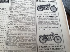 Ajs mcs francis for sale  BRIGHTON
