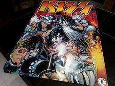 Pôster dobrável Dark Horse Comics Kiss dois lados 36 x 24 bandas de rock Gene Simmons comprar usado  Enviando para Brazil