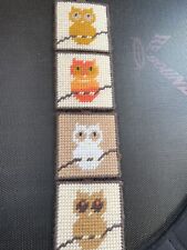 Vintage owl panel for sale  Burlington