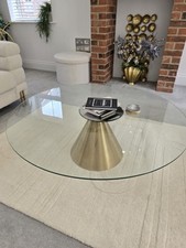 Round glass coffee for sale  SWADLINCOTE