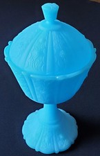 Fenton blue satin for sale  Monee