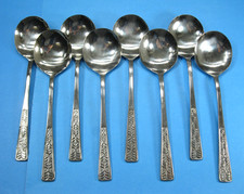 Conjunto de 8 colheres de sopa redondas de aço inoxidável feitas no Japão ALHAMBRA vintage comprar usado Conjunto de 8 colheres de sopa redondas de aço inoxidável feitas no Japão ALHAMBRA vintage comprar usado  Enviando para Brazil