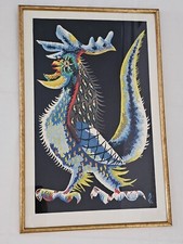 Lithographie coq guerrier d'occasion  Dijon