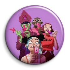Gorillaz badge 38mm d'occasion  Paris-