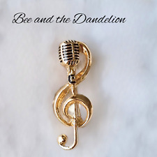 Treble clef microphone for sale  BASILDON