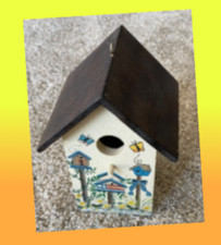 Rustic wood birdhouse for sale  Fairmont