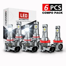 Para Toyota Corolla Sedan 4 portas 2009-2013 6x farol de LED Hi/Lo + conjunto de luzes de neblina comprar usado  Enviando para Brazil