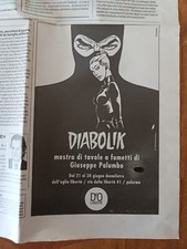 Diabolik pubblicità mostra usato  Trappeto