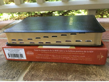 Spanish and English Bible | Biblia Bilingue RVR/KJV Piel fabricada Reina Valera comprar usado  Enviando para Brazil