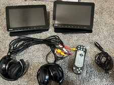 Monitor de encosto de cabeça Pyle 10,5" universal veículo duplo leitor de CD/DVD PLHRDVD101KT, usado comprar usado  Enviando para Brazil