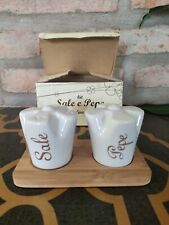 Usado, Conjunto Vintage Sal e Pimenta Shakers Porcelana de Moinho Branco, Novo com Caixa comprar usado  Enviando para Brazil