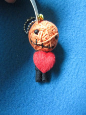 Voodoo doll keychain usato  Spedire a Italy