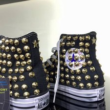 Converse alte nere usato  Pozzuoli